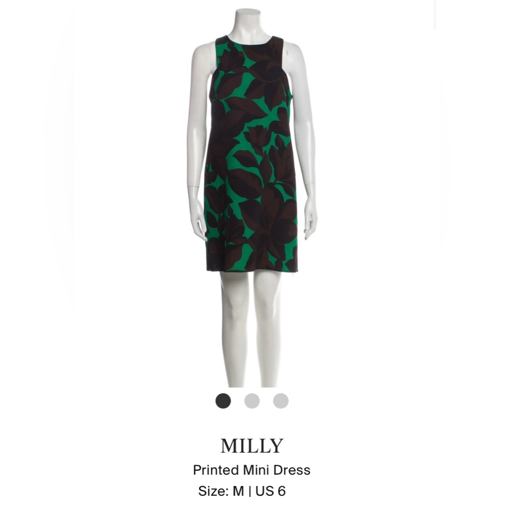 Milly Angular Mini Dress
